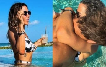¡Amor a la mexicana! El romántico desayuno de Jimena Barón y su novio en una pileta llena de pétalos de rosa