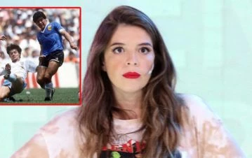 Dalma Maradona contó su verdad sobre la camiseta de Diego que se vende en Inglaterra: “Mi papá me dijo que…”