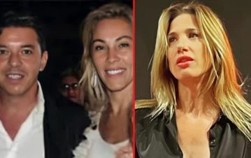 La esposa de Gallardo explotó tras los rumores de romance con Alina Moine: “Es un plan para…”