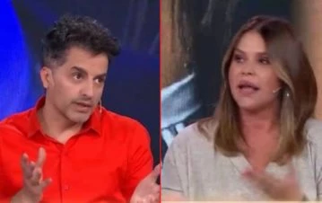 La reacción de Nazarena Vélez cuando Ángel de Brito tildó de 'vago' a Chyno Agostini