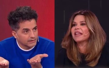 El palazo de Ángel de Brito a Nazarena Velez en vivo