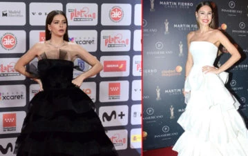 Revelan el historial de plagios de vestidos de la China Suárez a Pampita