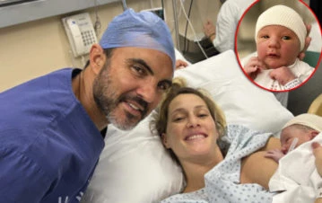 Mica Viciconte y Fabián Cubero mostraron la carita de su Luca y sorprendieron por sus ojazos