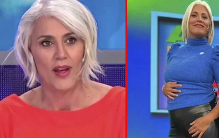 Débora D´Amato, enojada