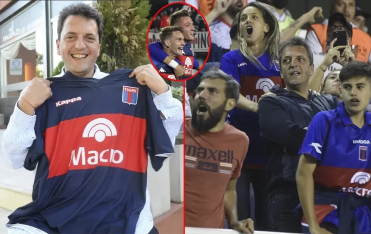 Sergio Massa celebró el triunfo de Tigre sobre River