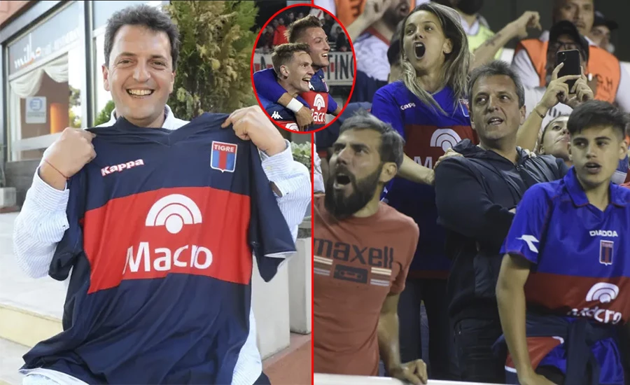 Sergio Massa celebró el triunfo de Tigre sobre River