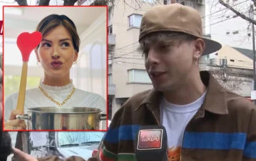 Rusherking reveló cómo estaban las milanesas con ketchup que le cocinó la China Suárez