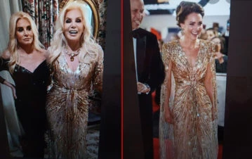 Martín Fierro 2021: Susana se puso un vestido igual a uno de Kate Midleton y le llovieron elogios y acusaciones de robo