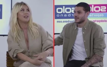 El polémico gesto de Wanda Nara cuando Mauro Icardi intentó besarla