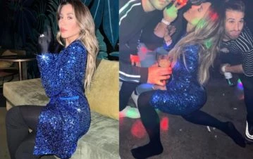 El extraño look de Jimena Barón para su fiesta de cumpleaños: descalza y sin pantalón por... ¡la calle!