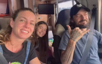 Increíble: así es el motorhome de Gegé Neumann, la hermana de Nicole, con el que recorre Europa