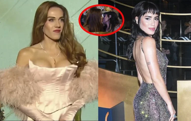 El beso de Lali y Genesio Peña