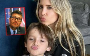 ¡Teléfono! La indirecta de Guillermina Valdés a Tinelli en el medio de un mensaje para su hijo Lolo