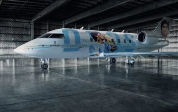 Cómo es Tango D10S, el avión en homenaje a Diego Maradona que recorrerá el mundo