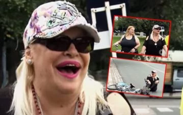 ¡Video! El tremendo blooper que Silvia Süller protagonizó apenas se subió a una bicicleta