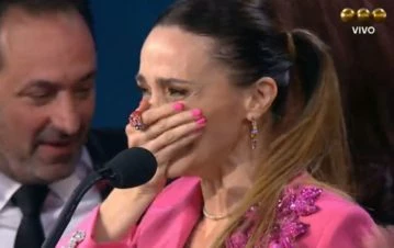 El desconsolado llanto de Verónica Lozano que conmovió a todos en los Martín Fierro