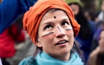 La foto nunca antes vista de Camila Bordonaba en la Patagonia, donde vive hace 15 años