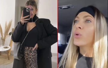 Cande Ruggeri mostró el primer cambio que sintió en el cuerpo con el embarazo