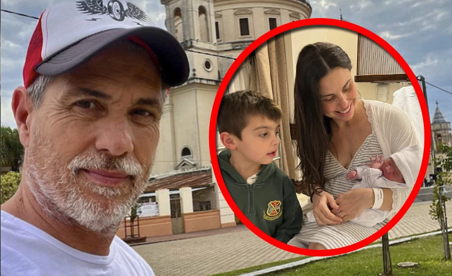 El Chato Prada fue abuelo otra vez