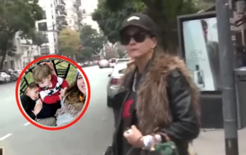 La China Suárez compartió una tierna foto junto a sus hijos Rufina y Amancio