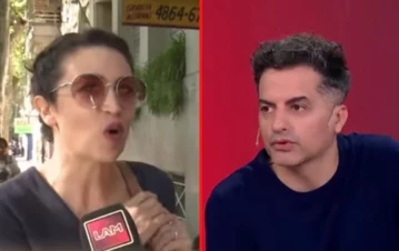 Julia Mengolini se negó a dar una nota e insultó a Ángel de Brito y el equipo de LAM: "Son unos..."