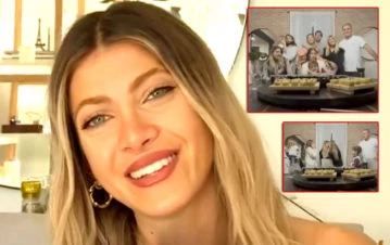 El desopilante video de Cande Ruggeri contándole a su familia que está embarazada