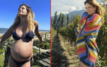 La primera foto de Isabel Macedo con su beba recién nacida, Julia