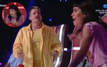 La reacción de Lali al ver que Mau y Ricky la habían bloqueado en La Voz