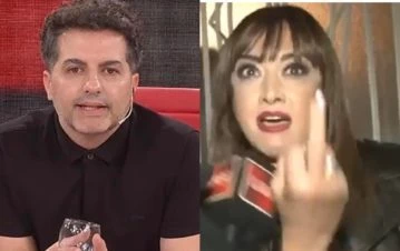 Angel de Brito escrachó a la mujer de Walter Queijeiro con la reacción que tuvo después del "fuck you" a Yanina Latorre