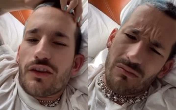 ¡Se calentó! Ricky Montaner disparó contra quienes lo criticaron por filmar a Stefi Roitman en la ducha