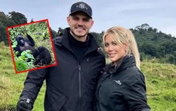 La inolvidable excursión de Wanda Nara y Mauro Icardi en Ruanda: “Encontramos una familia de gorilas y…”