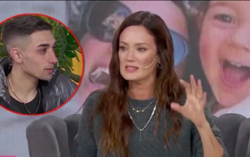 Paula Chaves lloró al recibir en la tele al joven que la ayudó para salvar la vida de su hija