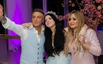 El emocionante video del cumple de 15 de la hija de Karina La Princesita y El Polaco