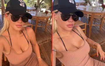 Wanda Nara publicó una foto retocada y le llovieron las críticas: "La nariz la perdió en Vietnam"