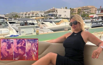 Wanda Nara mostró el chat que compartió con el hombre que besó su escote: "Sos mi..."