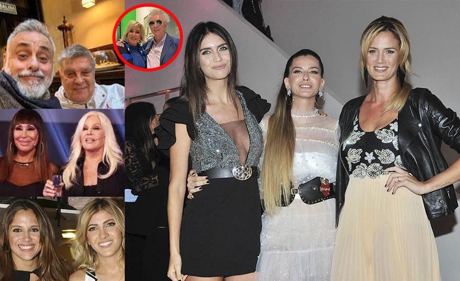 las amistades de la farándula que volaron en pedazos