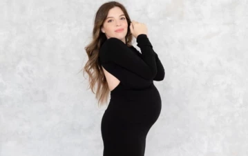 Dalma Maradona fue mamá: la primera foto de Azul, su segunda hija