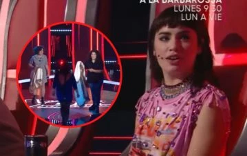 La filosa respuesta de Lali a un dúo de hermanas en La Voz Argentina