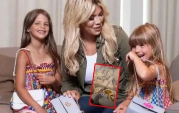 ¡Un sueño! Wanda Nara mostró cómo quedó el cuarto de Francesca e Isabella en su casa de París