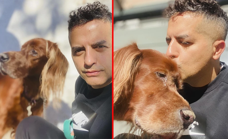 Angel de Brito despidió a su perro Chester
