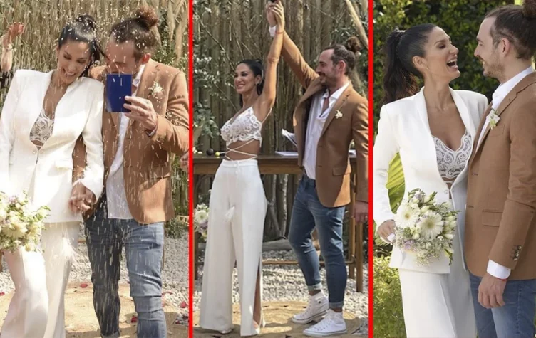 ¡Acá está! Silvina Escudero mostró, finalmente, a su flamante marido