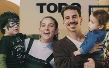 Juana Repetto le organizó un cumple "saludable" a su hijo Toribio: "Buena comida para grandes y chicos"