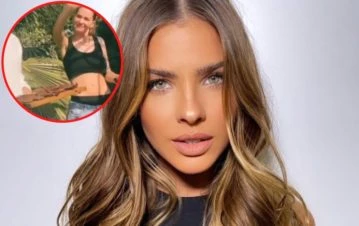 La reacción de la China Suárez tras las críticas por hacer un asado siendo vegetariana