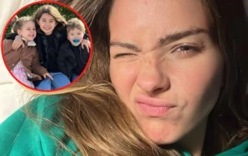 ¡Qué video! La China Suárez mostró a sus hijos en "acción": "No son unos santos"