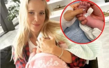 El emotivo posteo de Luisana Lopilato a su beba Cielo a una semana de su nacimiento