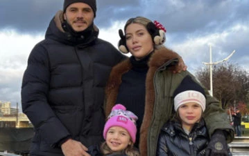 ¡De locos! Mauro Icardi mostró lo que hacen con sus hijas cuando Wanda Nara está en Argentina