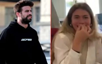 Se filtró la primera foto de Piqué a los besos con su nueva novia