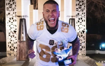 El polémico requisito de Alex Caniggia para que los invitados entren en su fiesta vikinga