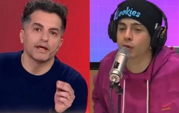 El fuerte ida y vuelta de Ángel de Brito y Rusherking por un cara a cara