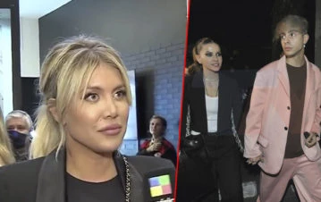 Wanda Nara contó por qué se filmó escuchando a Rusherking al momento de confirmar su separación